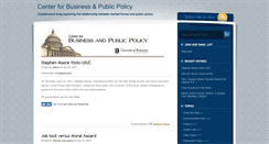 Desktop Screenshot of businesspublicpolicy.com